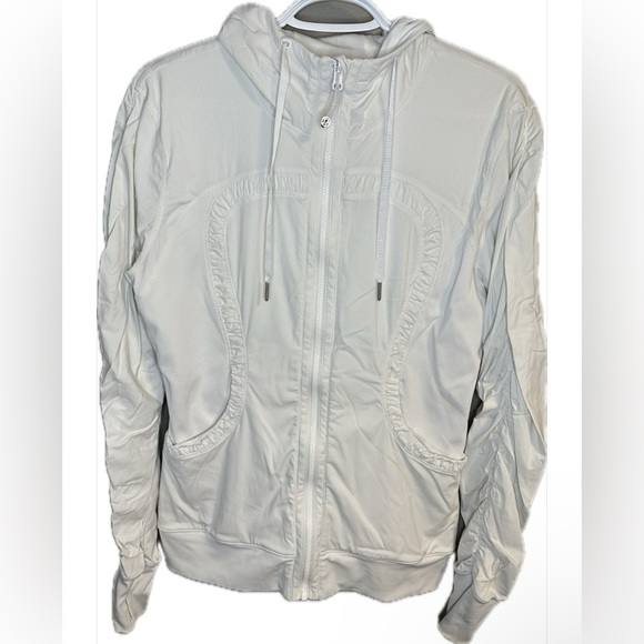 Lululemon Women’s White Dance Studio Jacket Size 12 - Picture 5 of 9